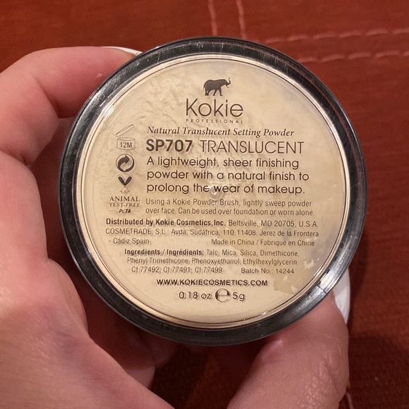 🆕KOKIE PROFESSIONAL: Loose Setting Powder in SP707 Translucent- Full Size - Picture 4 of 4